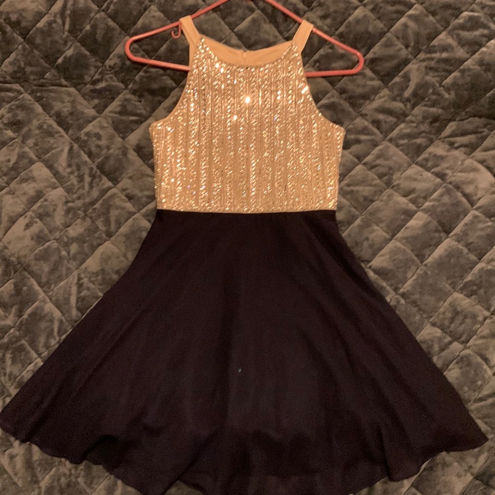 Formal jewel studded dress